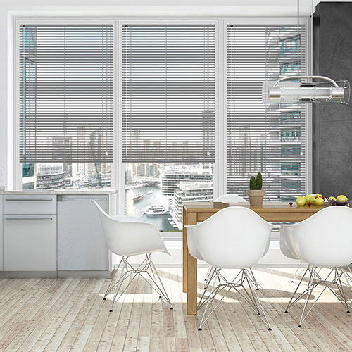 Silver Pitch 25mm Aluminium Lifestyle Venetian blinds