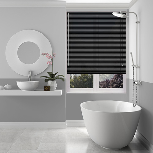 Black Filtra 25mm Lifestyle Venetian blinds