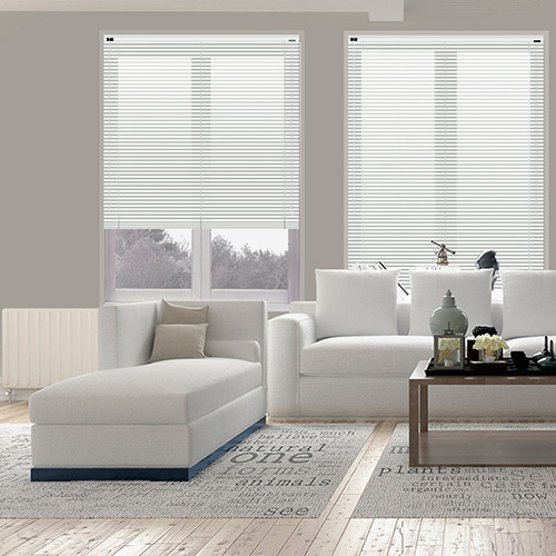 Gloss Shine White Lifestyle Venetian blinds