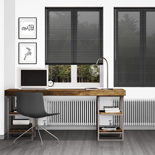 Graphite 25mm Lifestyle Venetian blinds