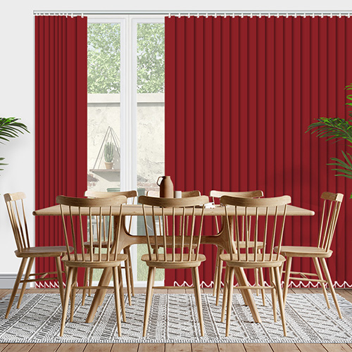 Bella Ruby Blockout Lifestyle Vertical blinds