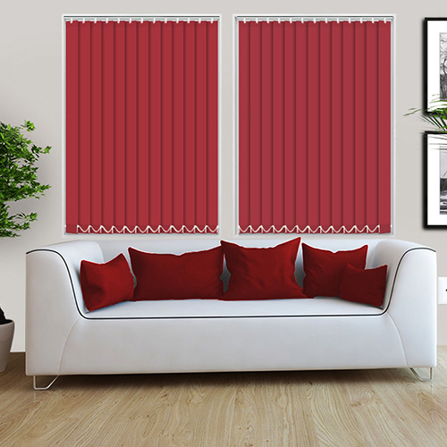 Bella Scarlett Blockout Lifestyle Vertical blinds
