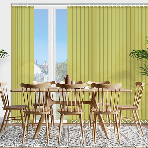 Arona Verde 89mm Lifestyle Vertical blinds
