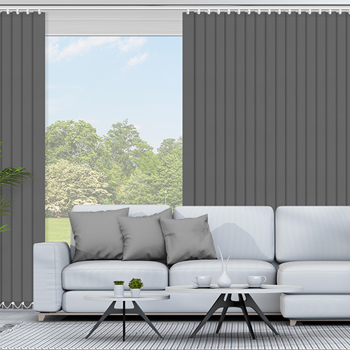 Unilux Anthracite 89mm Lifestyle Vertical blinds