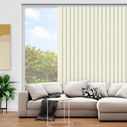 Unilux Cream 89mm Lifestyle Vertical blinds