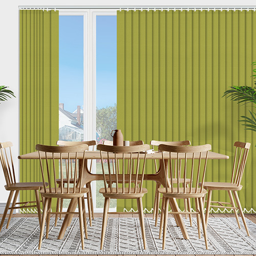 Unilux Lime 89mm Lifestyle Vertical blinds