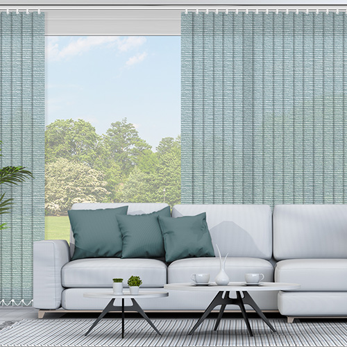 Barclay Duck Egg 89mm Lifestyle Vertical blinds