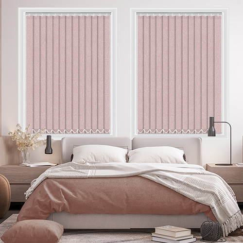 Glimpse Blush 89mm Lifestyle Vertical blinds
