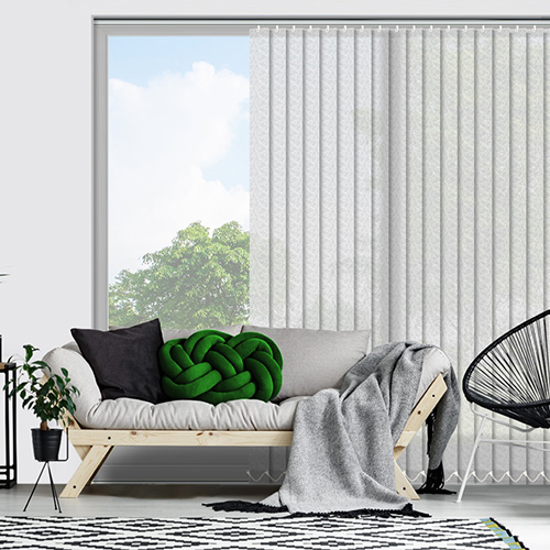 Linden Snowdrop 89mm Lifestyle Vertical blinds