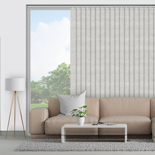 Metz White 89mm Lifestyle Vertical blinds