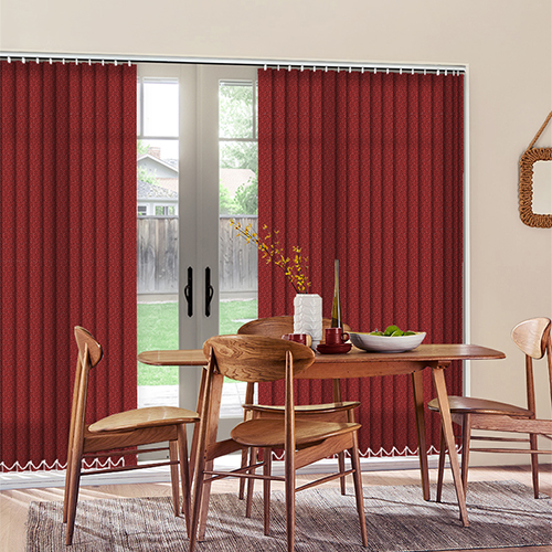 Nera Scarlet Lifestyle Vertical blinds