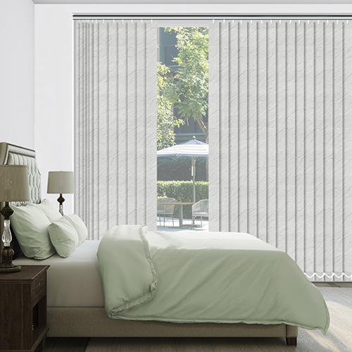 Sahara White 89mm Lifestyle Vertical blinds