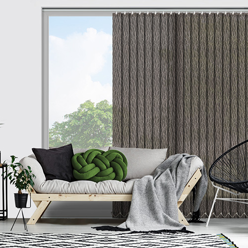Sio Charcoal 89mm Lifestyle Vertical blinds