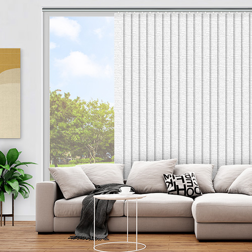 Sirocco Gesso 89mm Lifestyle Vertical blinds