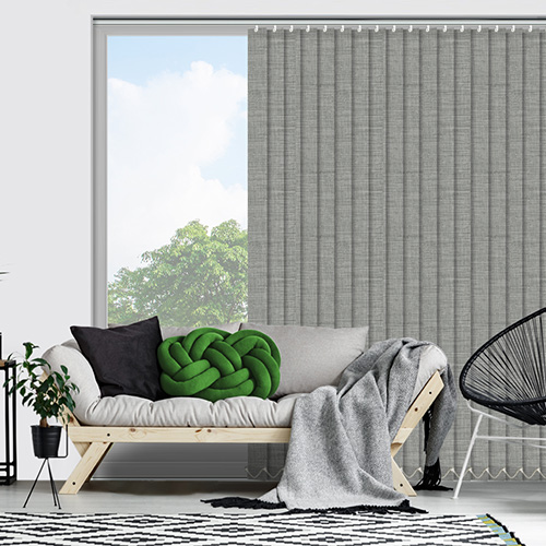 Soma Graphite 89mm Lifestyle Vertical blinds