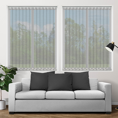 Hayden Mist Dimout Lifestyle Vertical blinds