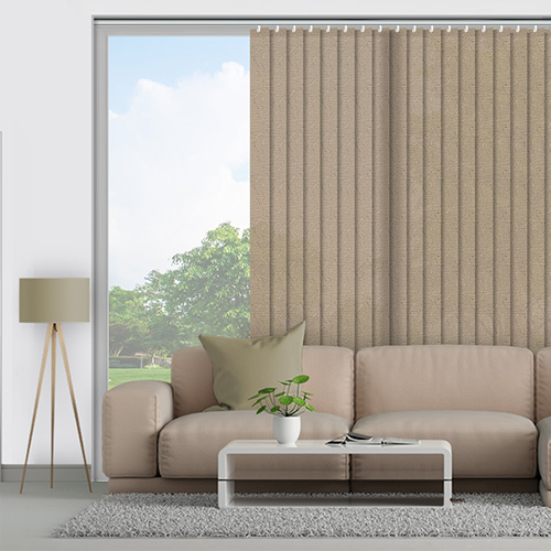 Fleur Linen 89mm Lifestyle Vertical blinds
