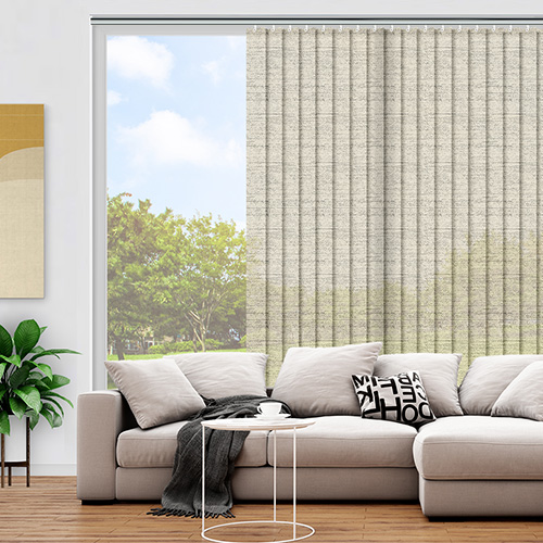 Renzo Chalk 89mm Lifestyle Vertical blinds