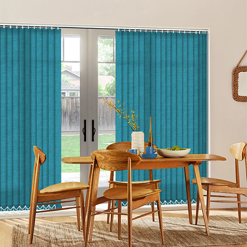 Bexley Teal Lifestyle Vertical blinds