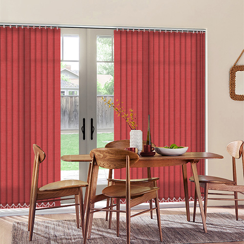 Henlow Chilli Lifestyle Vertical blinds