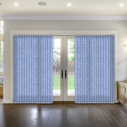 Isabella Royal Blue Lifestyle Vertical blinds