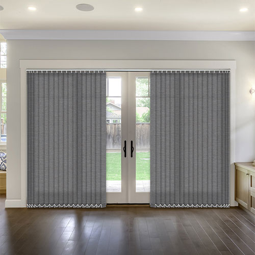 Linenweave Charcoal Lifestyle Vertical blinds