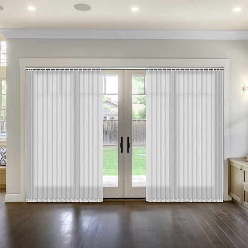 Shantung White Lifestyle Vertical blinds