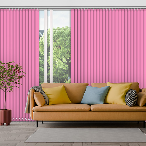 Polaris Bubblegum 89mm Blackout Lifestyle Vertical blinds