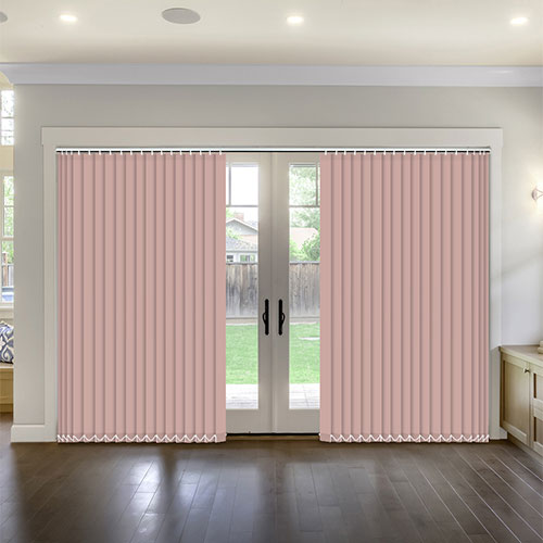 Polaris Cherry Blossom Blockout Lifestyle Vertical blinds