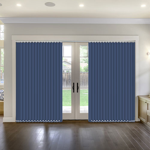 Polaris Cobalt Blockout Lifestyle Vertical blinds