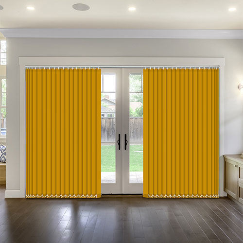 Polaris Honey Blockout Lifestyle Vertical blinds