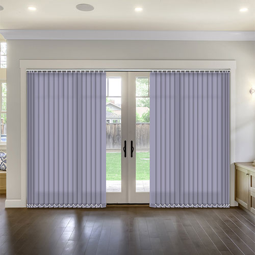 Polaris Pastel Lilac Dimout Lifestyle Vertical blinds