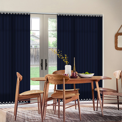 Splash Indigo 89mm Premier Lifestyle Vertical blinds