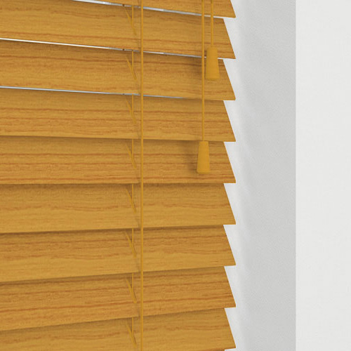 Medium Oak Fauxwood Lifestyle Wooden blinds