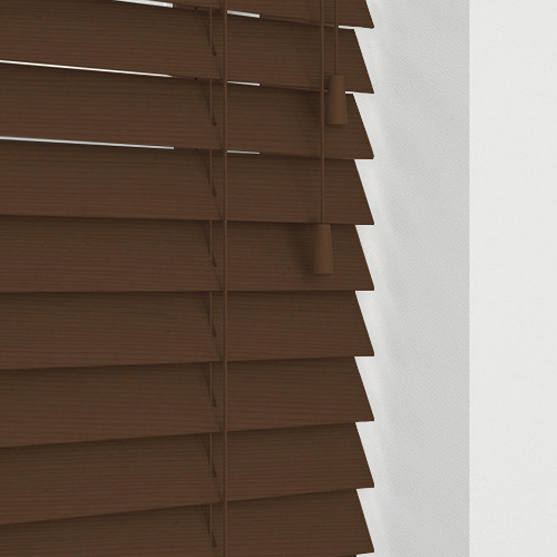 Hot Chestnut Basswood Lifestyle Wooden blinds