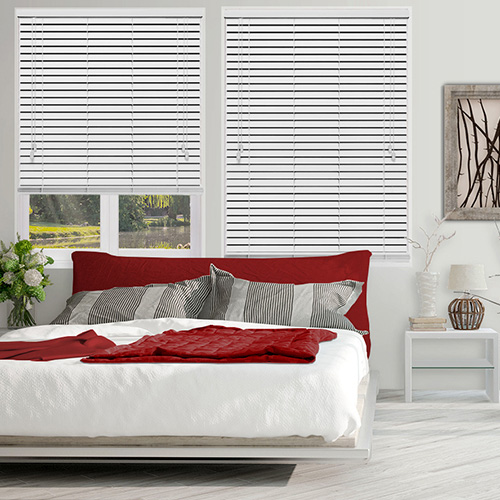 Pure Glazier White Lifestyle Wooden blinds
