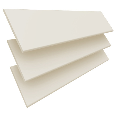 Canvas & Light Cream Tape Wooden blinds