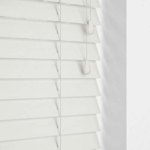 Glow White Lifestyle Wooden blinds