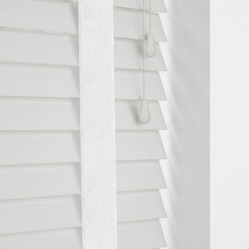 Zenith White & Super White Tape Lifestyle Wooden blinds