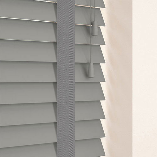 Pavillion 50mm Basswood & Shadow Tape Lifestyle Wooden blinds