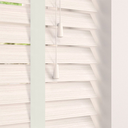50mm Arctic Oak & Chalk Tape Lifestyle Wooden blinds