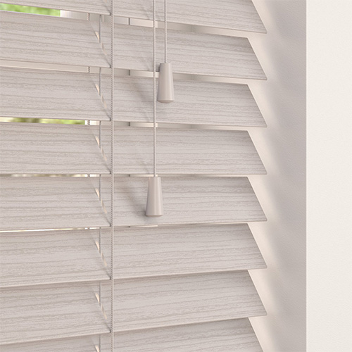 50mm Sunwood Lunar Oak Lifestyle Wooden blinds