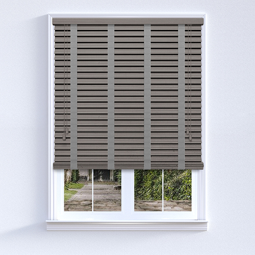 Native Ash & Grey Tape Lifestyle Wooden blinds
