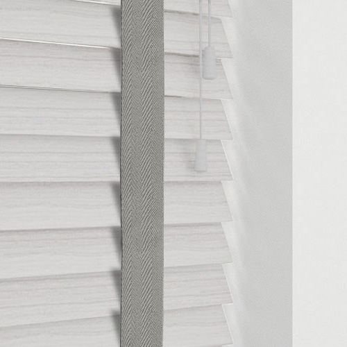 Native Off White & Grey Tape Lifestyle Wooden blinds