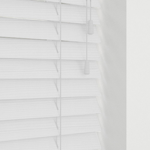 Honest Embossed White Lifestyle Wooden blinds