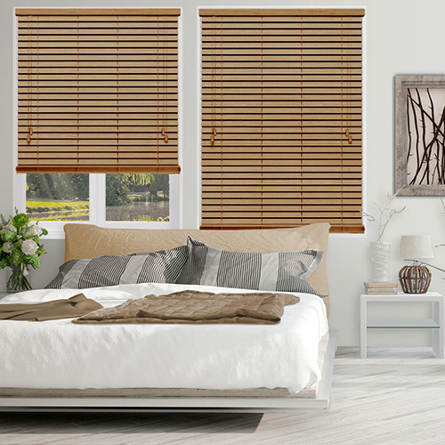 Neutral Oak Lifestyle Wooden blinds