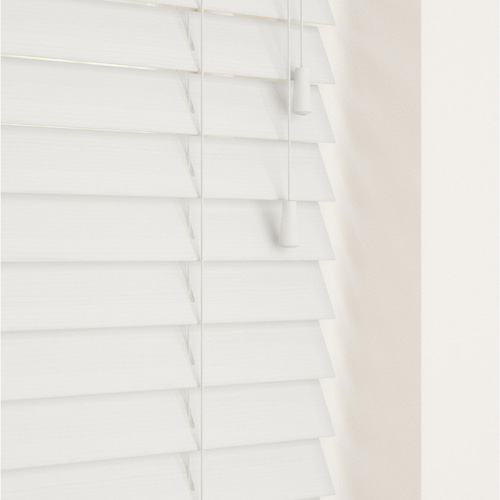 White Frost Fine Grain Lifestyle Wooden blinds