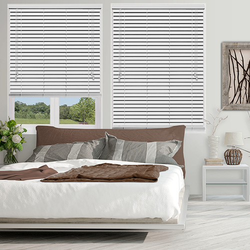 Native Cool White Lifestyle Wooden blinds