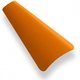 Click Here to Order Free Sample of Tangerine Orange No Drill 25mm Venetian Conservatory Blinds