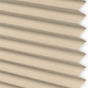 Click Here to Order Free Sample of Micro Infusion Beige Plain Pearl INTU Pleated Blinds